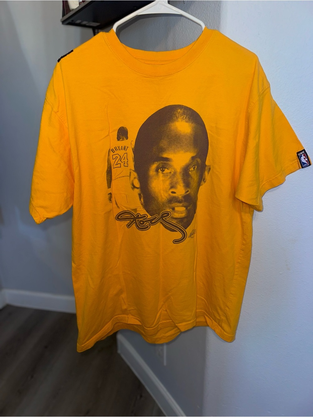 UNK NBA Yellow Kobe Bryant Graphic Tee